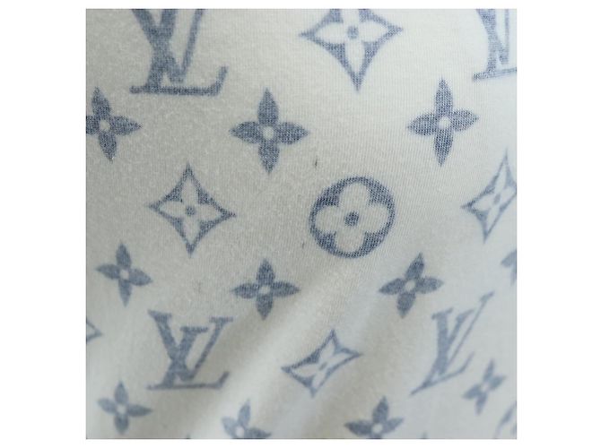 Camiseta estampada LOUIS VUITTON Monogram Escal S Blanca LV Auth 193729M Blanco - vista 7