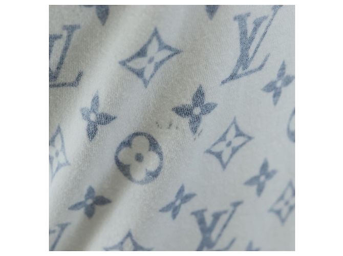 Camiseta estampada LOUIS VUITTON Monogram Escal S Blanca LV Auth 193729M Blanco - vista 8