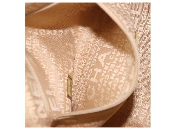 Borsa a mano CHANEL in pelle bianca e argento CC Auth 200073V Bianco - vista 21