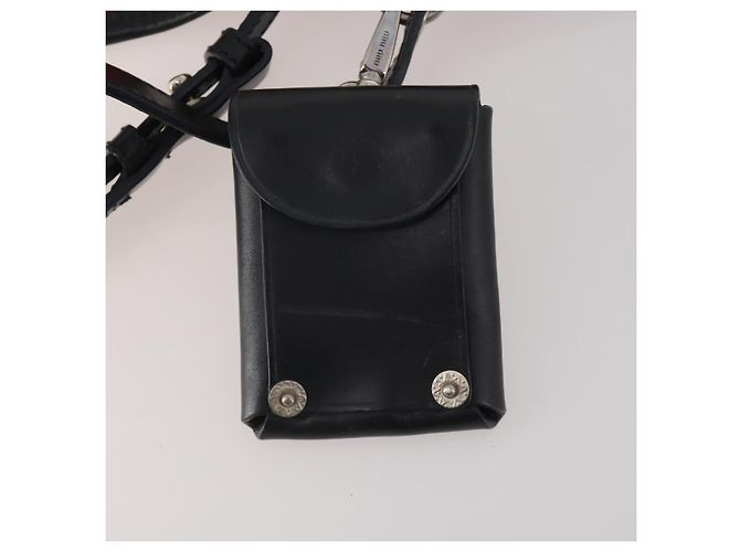 Borsa a tracolla Miu Miu in pelle scamosciata Rosso Nero Auth 196252A - vista 24