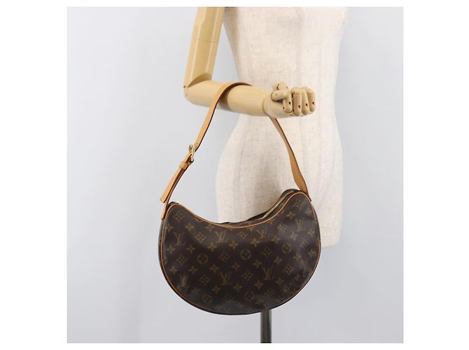 LOUIS VUITTON Borsa a tracolla Monogram Croissant MM M51512 LV Auth 200848V Monogramma - vista 22