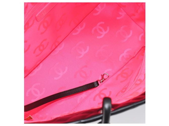 Bolso Tote CHANEL Cambon Line Matelasse Cuero Negro Plata CC Auth 201902V - vista 10