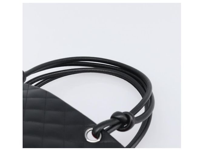 Bolso Tote CHANEL Cambon Line Matelasse Cuero Negro Plata CC Auth 201902V - vista 8