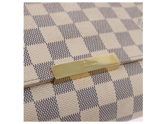 LOUIS VUITTON Sac à épaule Damier Azur Favorit MM 2way N41275 LV Auth 200133 - vue 20