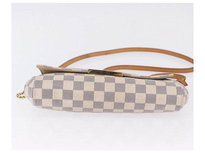 LOUIS VUITTON Sac à épaule Damier Azur Favorit MM 2way N41275 LV Auth 200133 - vue 6