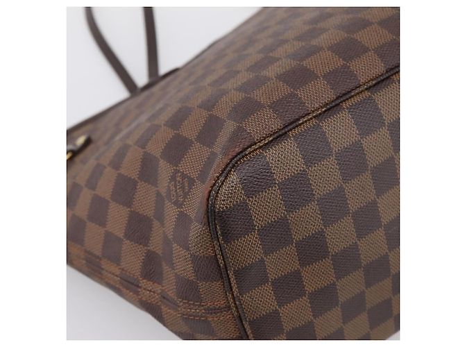 Borsa Tote LOUIS VUITTON Damier Ebene Neverfull MM N51105 LV Auth 199447 - vista 15