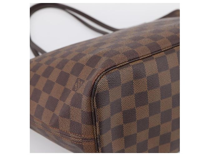 Borsa Tote LOUIS VUITTON Damier Ebene Neverfull MM N51105 LV Auth 199447 - vista 17