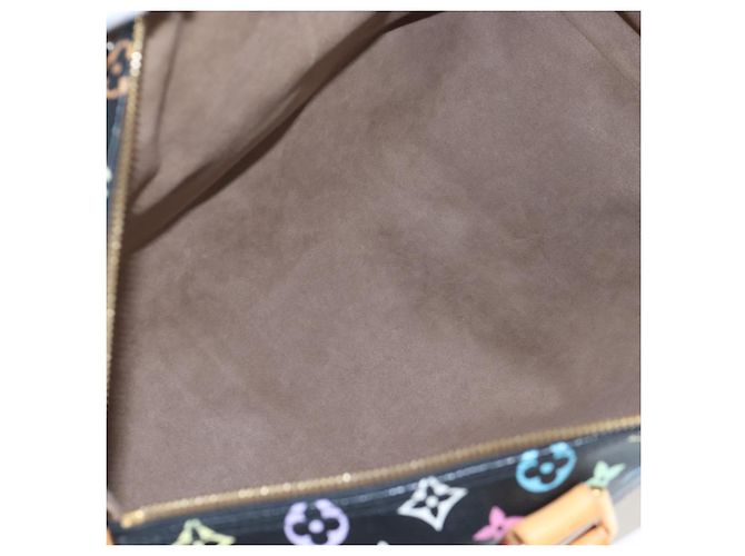 Borsa LOUIS VUITTON Monogram Multicolor Keepall 45 Nera M92640 Auth 196577SAV Nero - vista 10