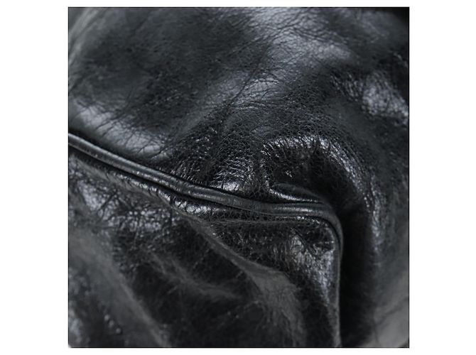 Borsa a mano Miu Miu con fiocco laterale in pelle 2way Nero Oro Auth am12564V D'oro - vista 16