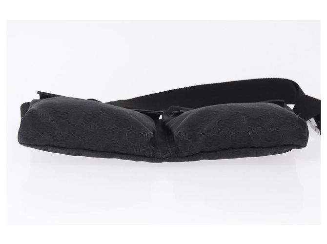 Borsello da Vita GUCCI GG Canvas Nero Argento 28566 Auth 202152 - vista 11