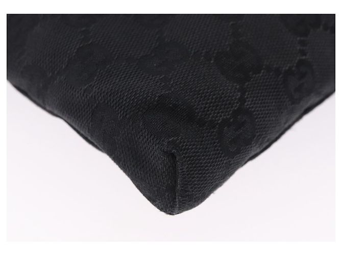 Borsello da Vita GUCCI GG Canvas Nero Argento 28566 Auth 202152 - vista 12
