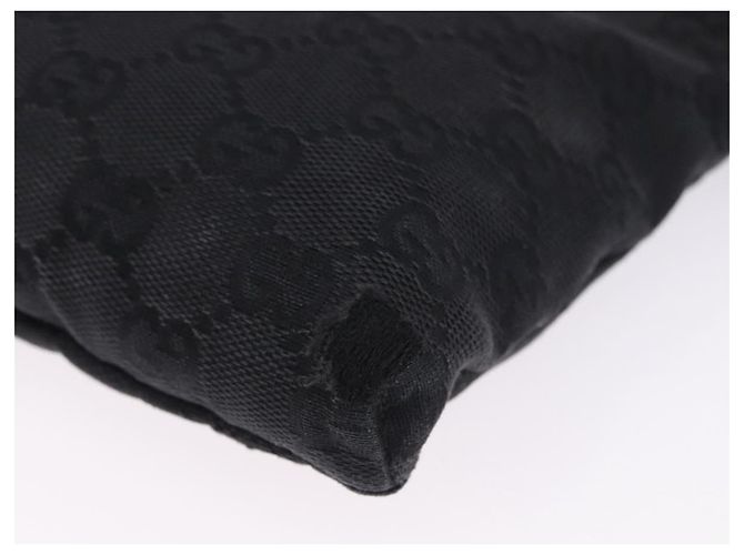 Borsello da Vita GUCCI GG Canvas Nero Argento 28566 Auth 202152 - vista 13
