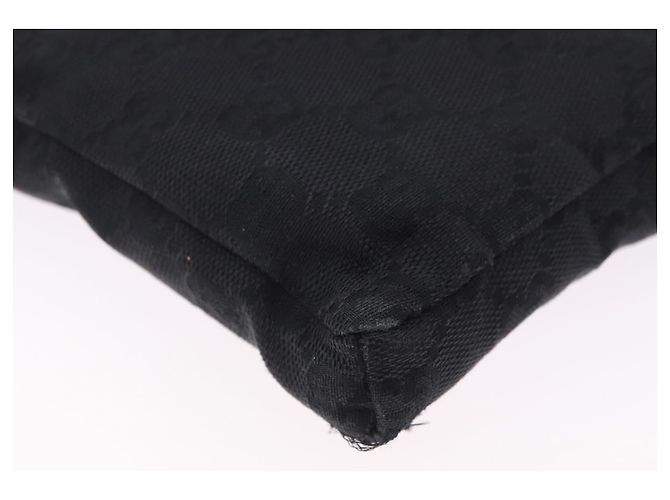 Borsello da Vita GUCCI GG Canvas Nero Argento 28566 Auth 202152 - vista 14