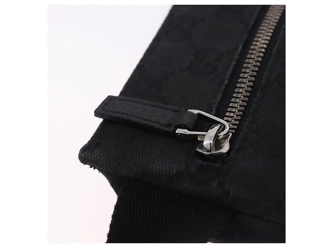 Borsello da Vita GUCCI GG Canvas Nero Argento 28566 Auth 202152 - vista 16