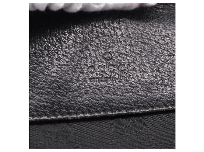 Borsello da Vita GUCCI GG Canvas Nero Argento 28566 Auth 202152 - vista 19