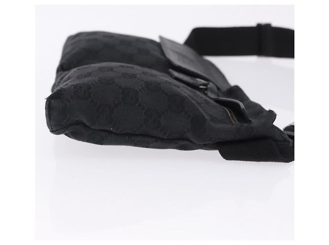 Borsello da Vita GUCCI GG Canvas Nero Argento 28566 Auth 202152 - vista 4