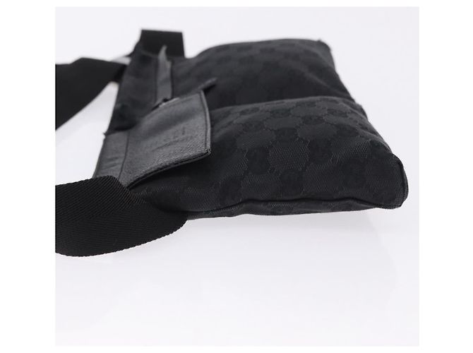 Borsello da Vita GUCCI GG Canvas Nero Argento 28566 Auth 202152 - vista 5