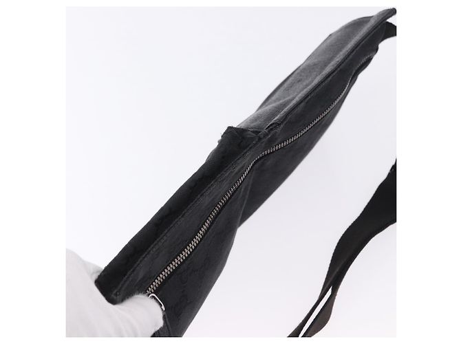 Borsello da Vita GUCCI GG Canvas Nero Argento 28566 Auth 202152 - vista 6