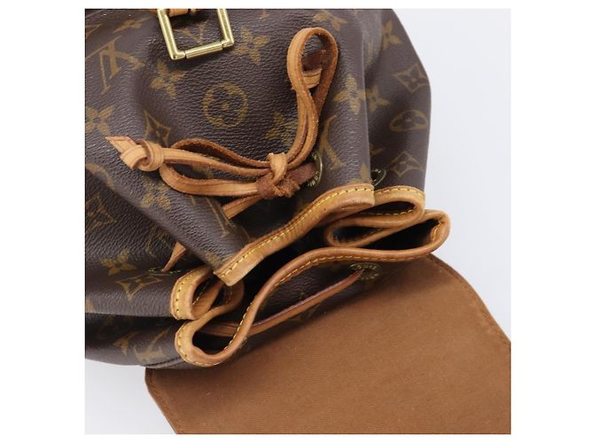 Zaino LOUIS VUITTON Monogram Montsouris MM M51136 LV Auth 200186 Monogramma - vista 10