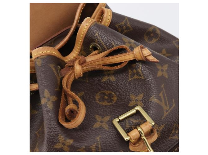 Zaino LOUIS VUITTON Monogram Montsouris MM M51136 LV Auth 200186 Monogramma - vista 22