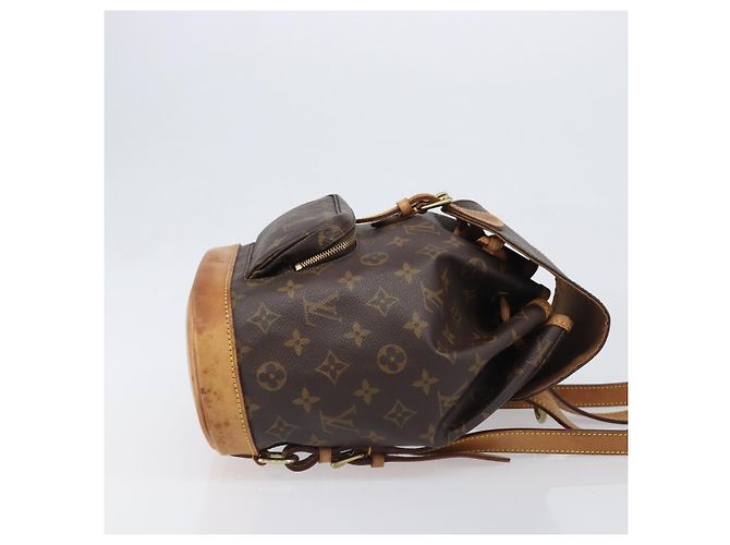 Zaino LOUIS VUITTON Monogram Montsouris MM M51136 LV Auth 200186 Monogramma - vista 3