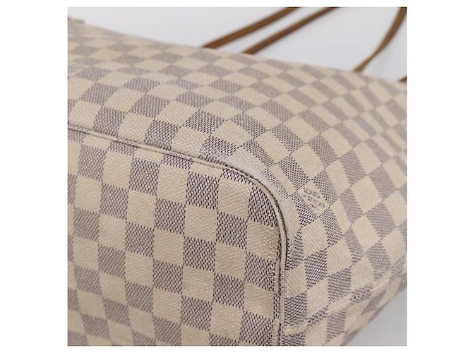 Saco Tote LOUIS VUITTON Damier Azur Neverfull MM N41605 LV Auth 202243 - vista 16