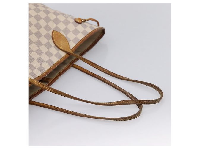Saco Tote LOUIS VUITTON Damier Azur Neverfull MM N41605 LV Auth 202243 - vista 6
