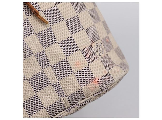 Saco Tote LOUIS VUITTON Damier Azur Neverfull MM N41605 LV Auth 202243 - vista 7