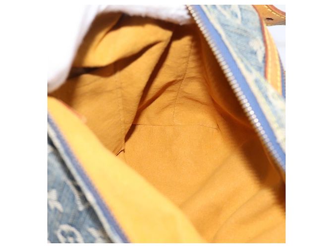 LOUIS VUITTON Monogram Denim Buggy PM Shoulder Bag Blue M95049 LV Auth 199468V - vista 19