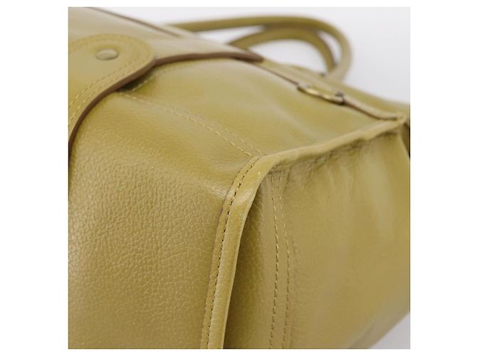 Borsa a mano BURBERRY in pelle Verde Oro Auth bs37013 D'oro - vista 15