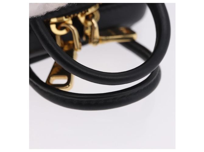 Pouch Miu Miu Beau in pelle nera e oro Auth 202103M Nero D'oro - vista 7