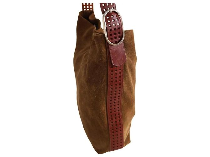 Autre Marque Herbert Frère Soeur leather shoulder bag camel - view 2