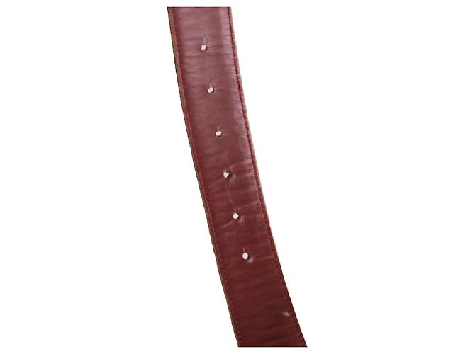 Claris Virot Gürtel aus exotischem Leder braun - Ansicht 3