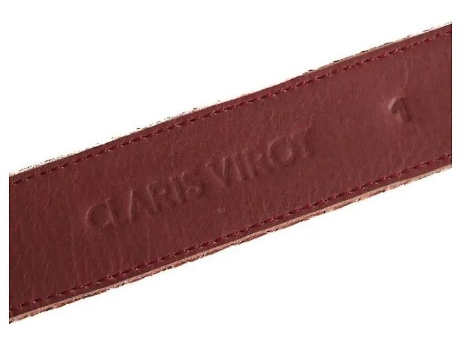 Claris Virot Gürtel aus exotischem Leder braun - Ansicht 4