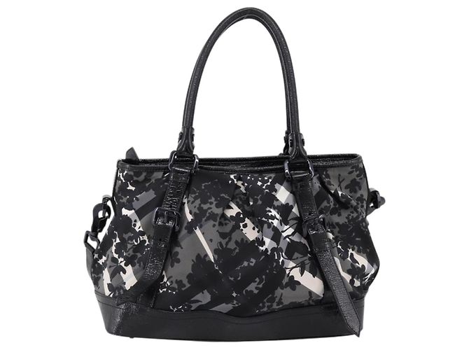Borsa Tote BURBERRY Nylon 2way Black Auth bs36829A Nero - vista 2