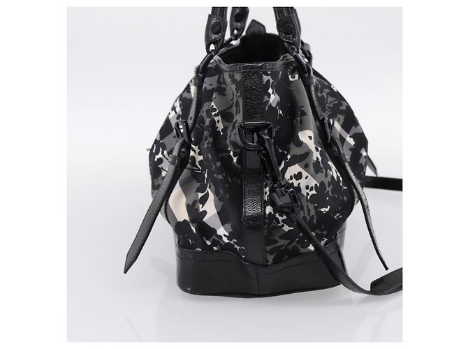 Borsa Tote BURBERRY Nylon 2way Black Auth bs36829A Nero - vista 3