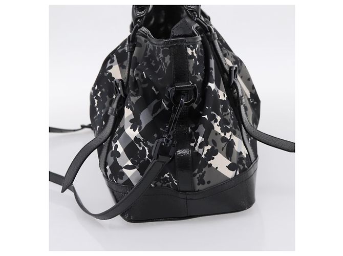 Borsa Tote BURBERRY Nylon 2way Black Auth bs36829A Nero - vista 4