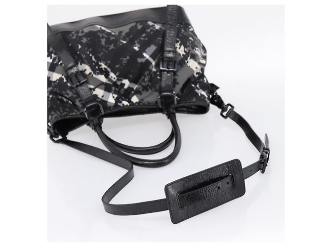 Borsa Tote BURBERRY Nylon 2way Black Auth bs36829A Nero - vista 8