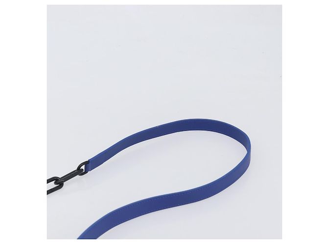 LOUIS VUITTON Monogram Taurillon Clemence Mini Soft Trunk M82558 Auth 198603SAM Blu - vista 14