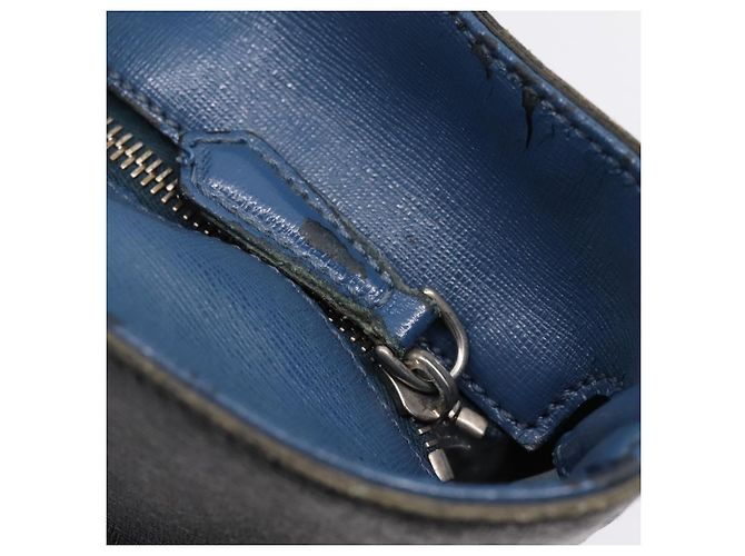 Borsa Tote FENDI Monster in pelle nera e argento Auth 201937 Nero - vista 18