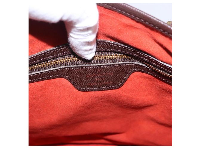 Borsa a tracolla LOUIS VUITTON Damier Ebene Marais N42240 LV Auth hk4107 - vista 18