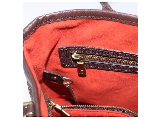 Borsa a tracolla LOUIS VUITTON Damier Ebene Marais N42240 LV Auth hk4107 - vista 23