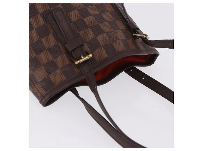 Borsa a tracolla LOUIS VUITTON Damier Ebene Marais N42240 LV Auth hk4107 - vista 7