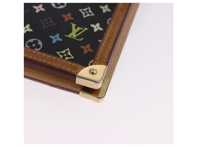 LOUIS VUITTON Monogram Multicolor Agenda GM Cover Black R20893 LV Auth 202101V - vista 15