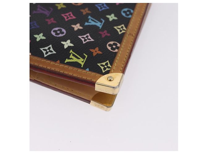 LOUIS VUITTON Monogram Multicolor Agenda GM Cover Black R20893 LV Auth 202101V - vista 16