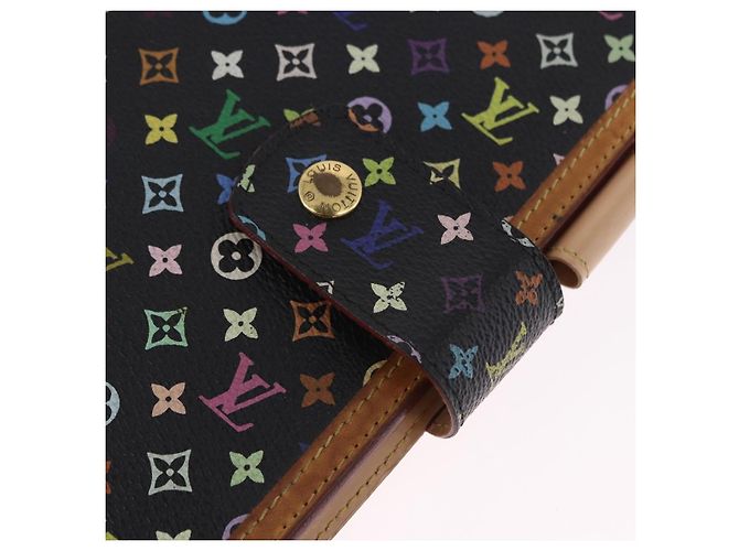 LOUIS VUITTON Monogram Multicolor Agenda GM Cover Black R20893 LV Auth 202101V - vista 18