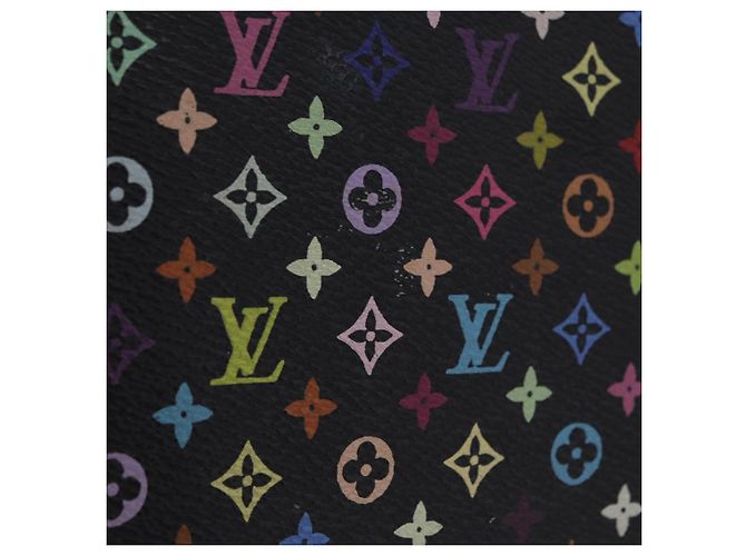 LOUIS VUITTON Monogram Multicolor Agenda GM Cover Black R20893 LV Auth 202101V - vista 2