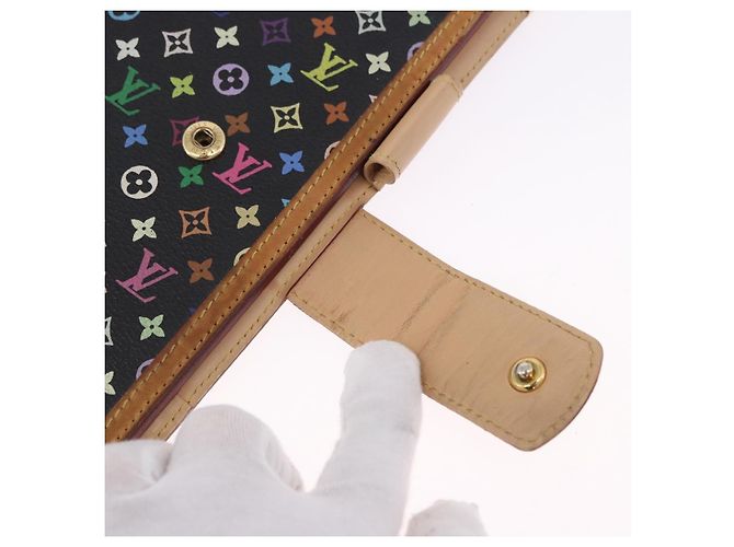 LOUIS VUITTON Monogram Multicolor Agenda GM Cover Black R20893 LV Auth 202101V - vista 20