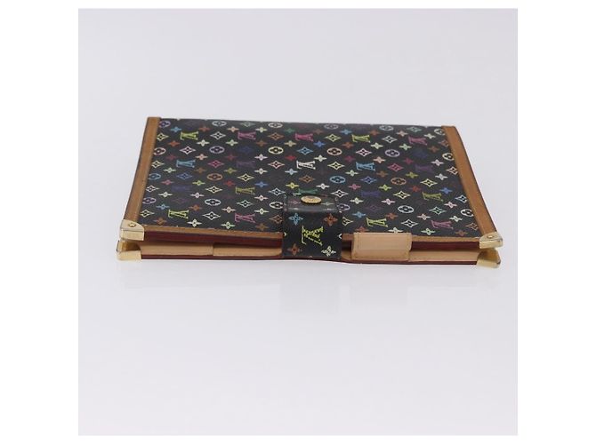 LOUIS VUITTON Monogram Multicolor Agenda GM Cover Black R20893 LV Auth 202101V - vista 4