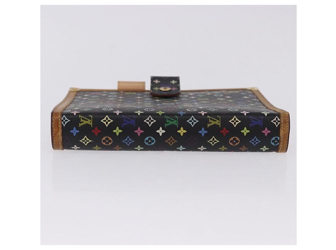 LOUIS VUITTON Monogram Multicolor Agenda GM Cover Black R20893 LV Auth 202101V - vista 5